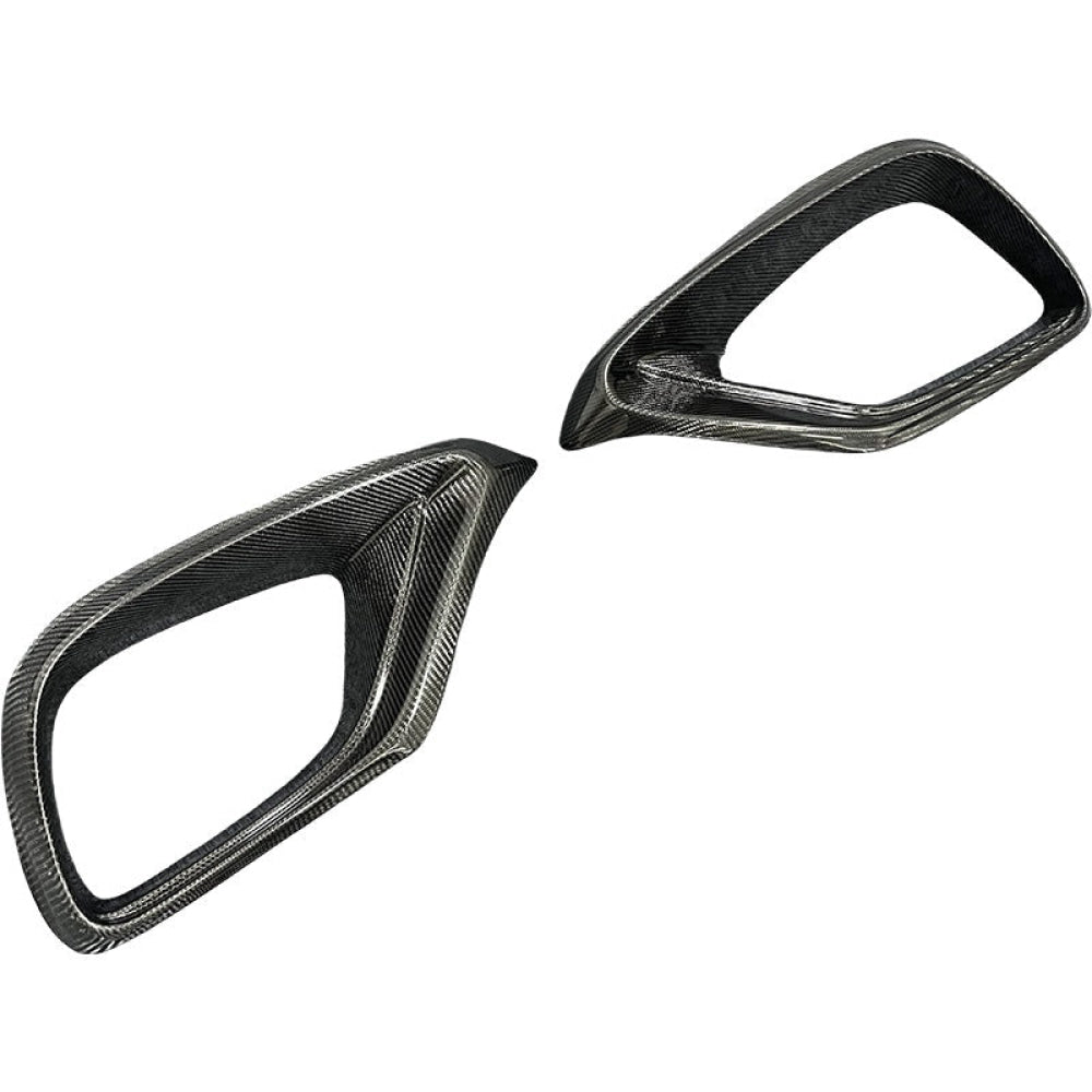 2017-2020 Mercedes-Benz E63 AMG Carbon Fiber Front Fender Vent Trim | W213 - Additional Accessories